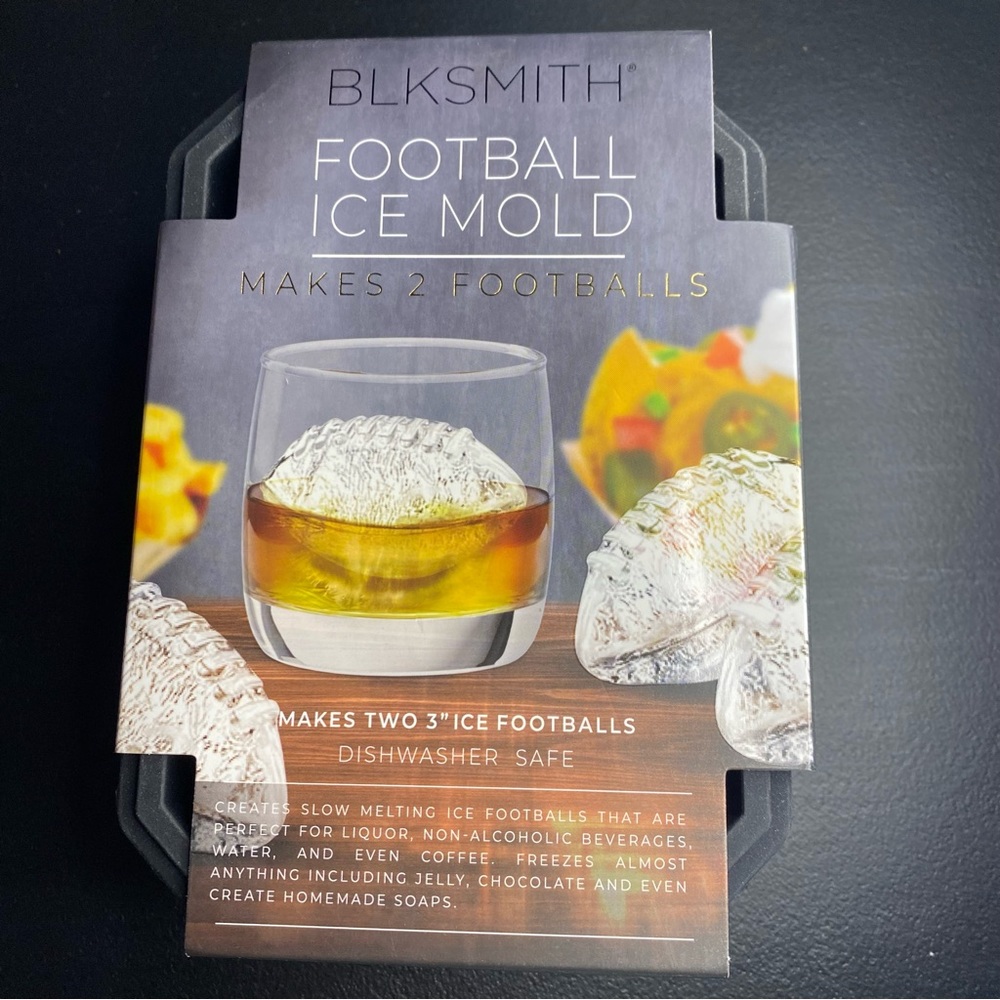 Blksmith Football Ice Mold